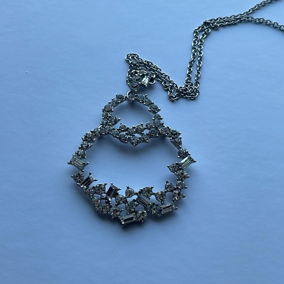 INC Rhinestone Necklace, adjustable clasp - Picture 11 of 13